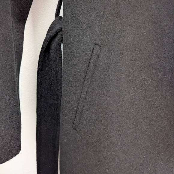 Quince Double-Faced Merino Wool Draped Collar Wrap Coat - NWOT - Picture 13 of 15